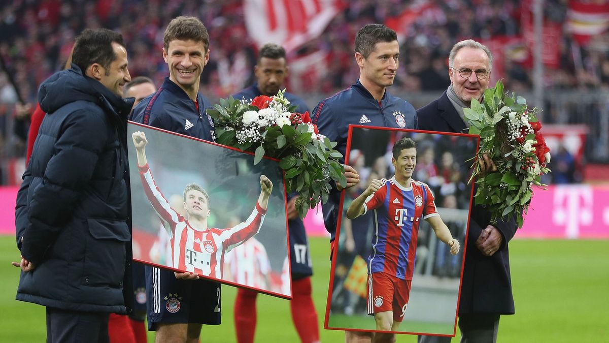 Zdjęcie okładkowe artykułu: Getty Images / A. Beier/FC Bayern / Na zdjeciu: Robert Lewandowski i Karl-Heinz Rummenigge