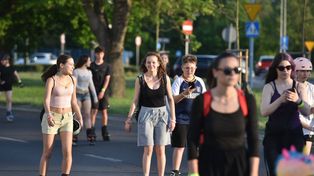 Setki rolkarzy przejechały ulicami Torunia. Nightskating ponownie opanował miasto