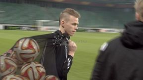 Ostatni trening Legii przed rewanżem z Ajaksem. Z kolegami ćwiczył Ondrej Duda