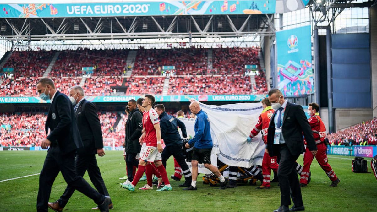 Zdjęcie okładkowe artykułu: Getty Images /  Lars Ronbog / FrontZoneSport / Na zdjęciu: Christian Eriksen doznał zawału serca podczas meczu Euro 2020
