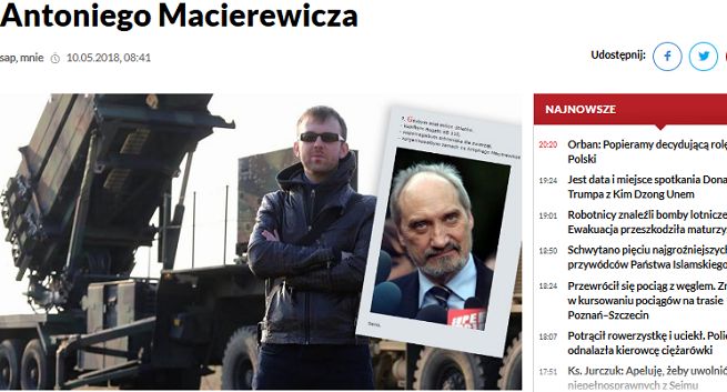 TVP Info wytyka dziennikarzowi „Faktu” wpis o zamachu na Macierewicza. Feluś: to niedojrzały wpis sprzed pracy w „Fakcie”