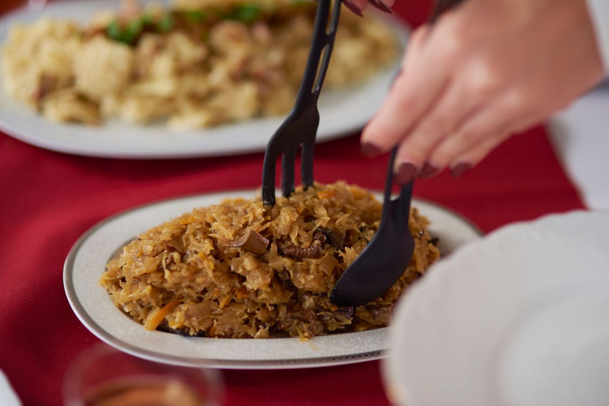 Bigos wigilijny najlepiej przygotować ze średnio kwaśnej kapusty