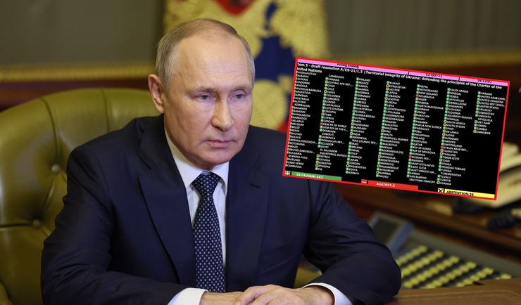 Niemal cały świat potępił Putina. Cztery kraje stanęły po jego stronie