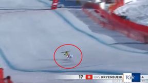 Narciarstwo alpejskie. Dramatyczny wypadek w Pucharze Świata. Zawodnik pędził ponad 140 km/h! [WIDEO]