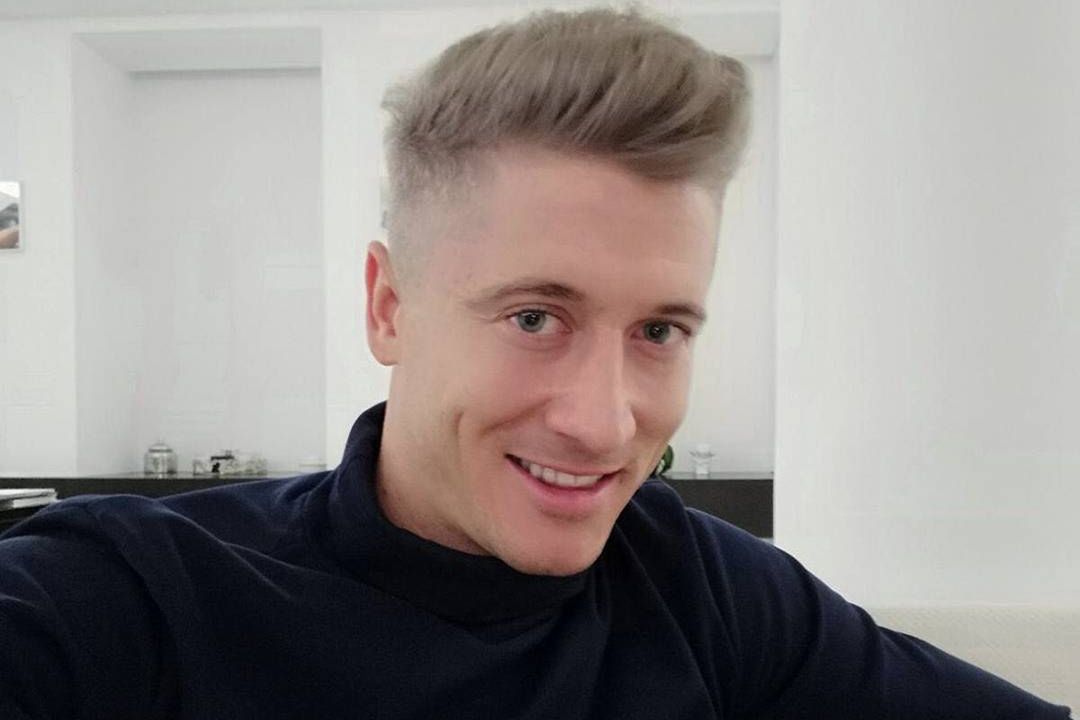 Włosy na RL9. Robert Lewandowski rozpoczyna nowy trend we fryzjerstwie?