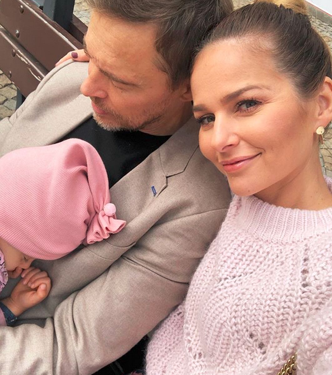 Paulina Sykut-Jeżyna i jej rodzina