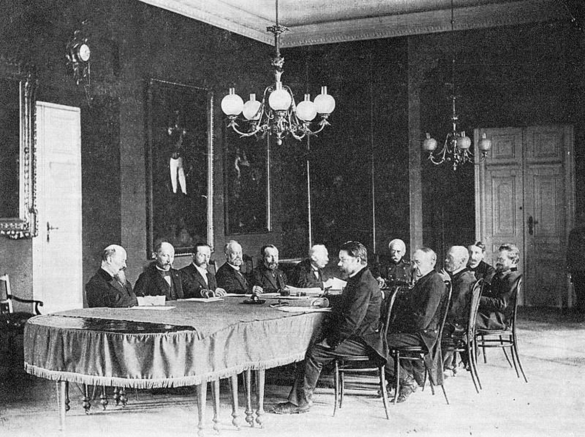 Ostatnie posiedzenie Magistratu Warszawy z udziałem prezydenta Sokrata Starynkiewicza