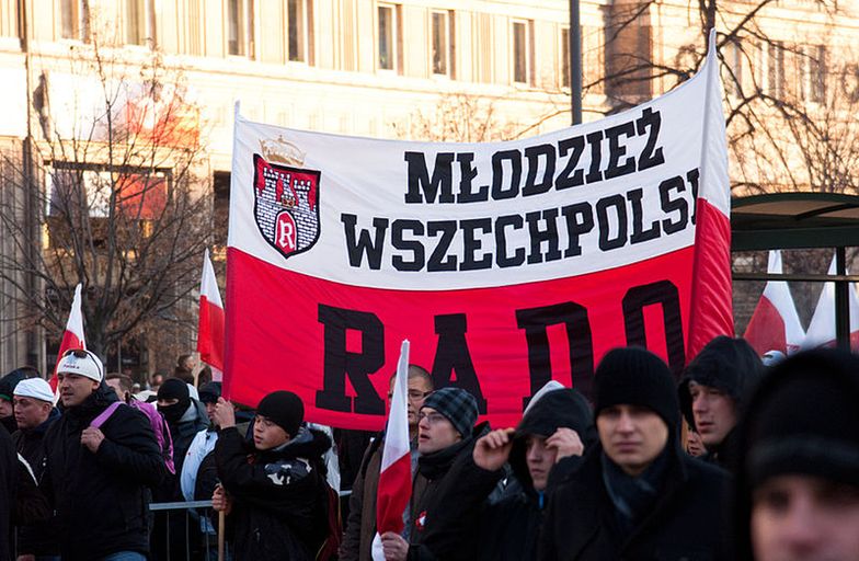 Jednym z organizatorów protestów <br> jest Młodzież Wszechpolska
