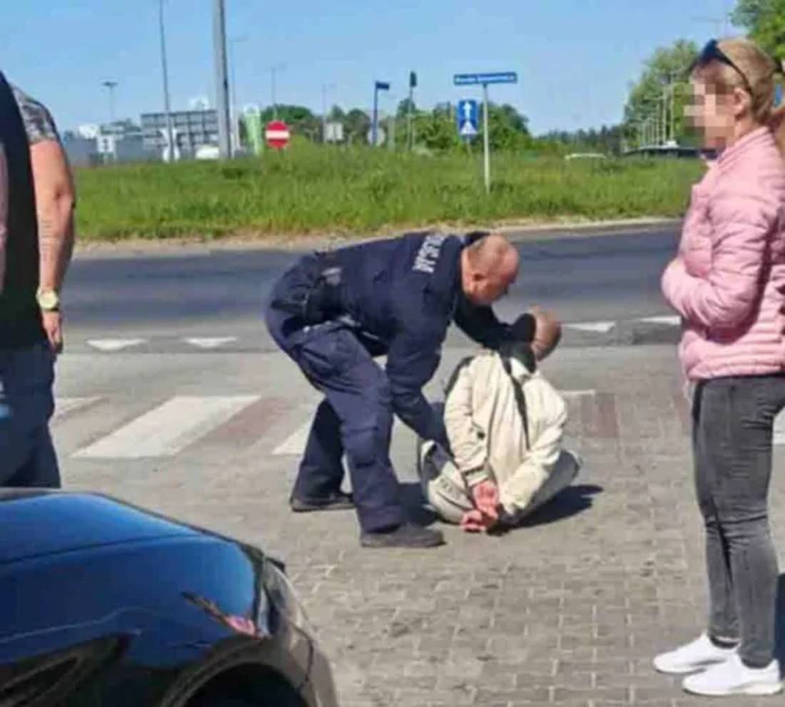 agresor zatrzymany