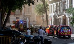 Zawalenie budynku w Madrycie. Są ranni