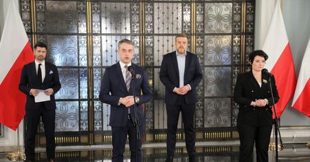 Wybory prezydenckie 2020. "Okrągły Stół" Lewicy zakończony. Marek Suski: "Atmosfera miła, spotkanie konstruktywne"
