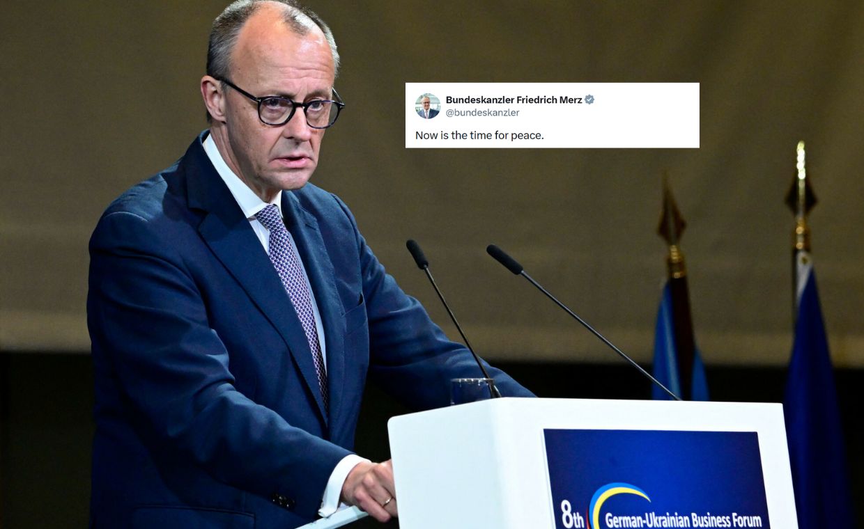 Merz: po raz pierwszy od początku wojny widać szanse na rozejm