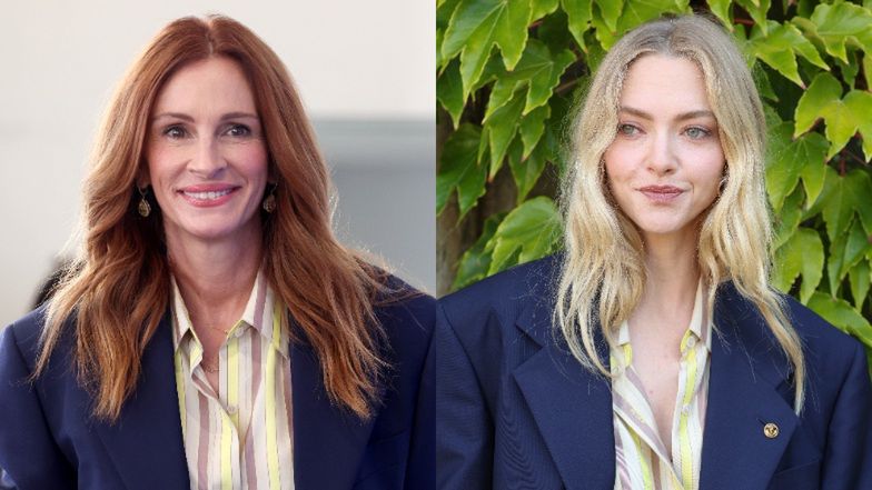 Julia Roberts i Amanda Seyfried w tych samych stylizacjach