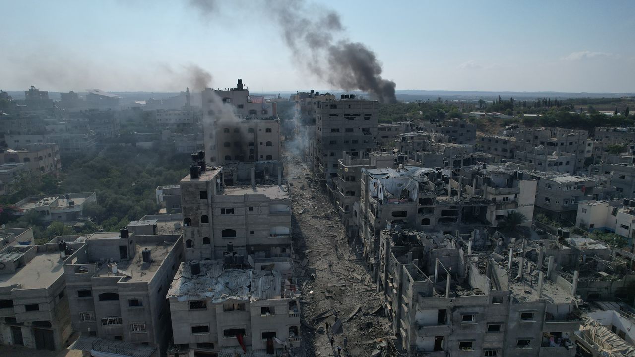 Difficult situation of civilians in Gaza. There is a recording from the besieged city