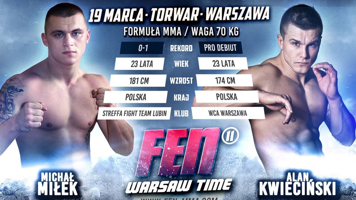 Materiały prasowe / FEN / Na zdjęciu: grafika zapowiadająca galę FEN