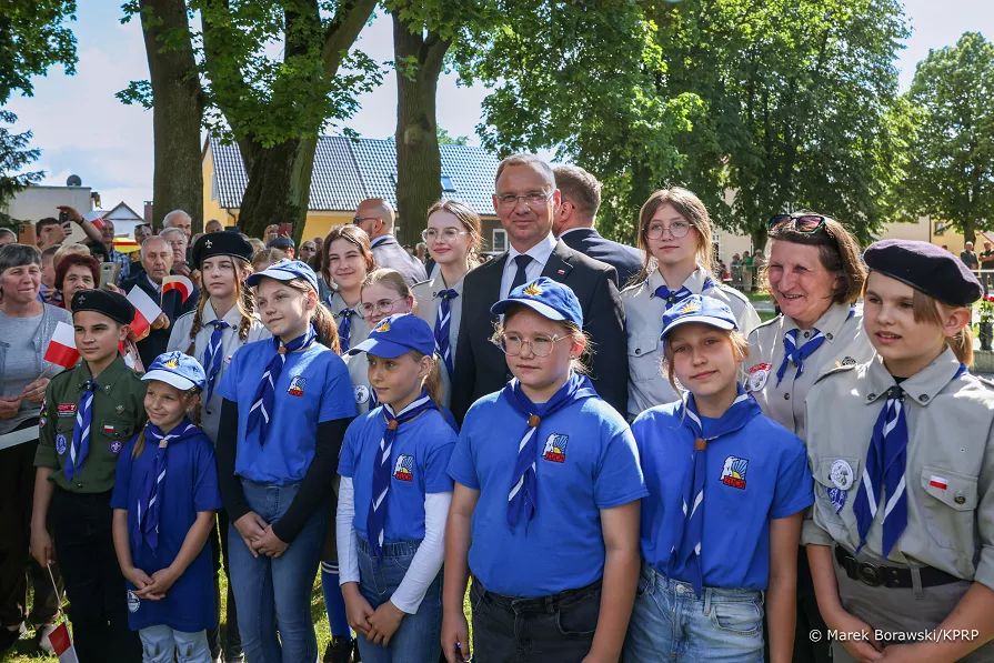 Prezydent Andrzej Duda z wizytą w Zakrzewie