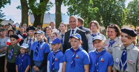 Prezydent Andrzej Duda z wizytą w Zakrzewie