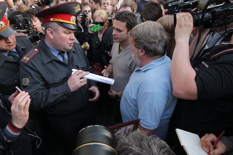 Protesty w Moskwie. Policja rozgoniła demonstrantów