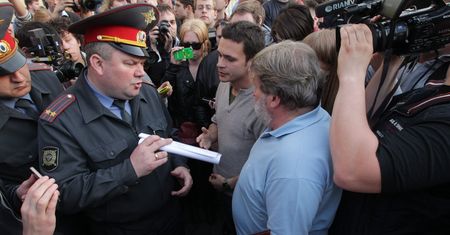 Protesty w Moskwie. Policja rozgoniła demonstrantów