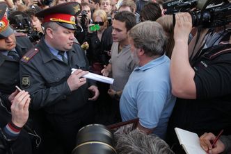 Protesty w Moskwie. Policja rozgoniła demonstrantów