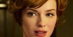 Christina Hendricks z uciekającym kaskaderem