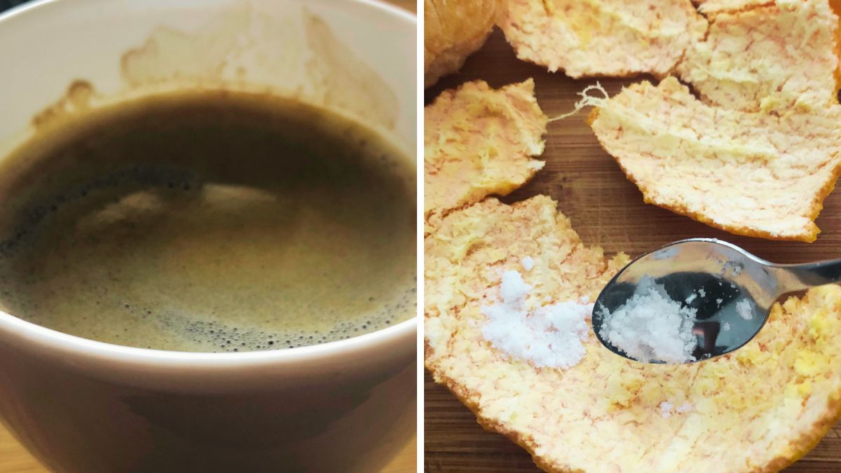 Dzięki pomarańczy plamy po kawie i herbacie odejdą w zapomnienie