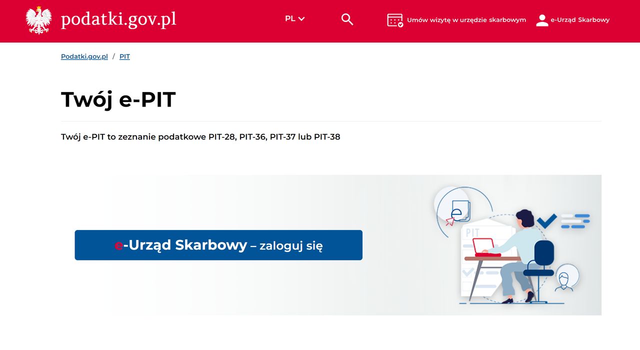 Twój e-PIT będzie niedostępny. Prace serwisowe do 14 lutego