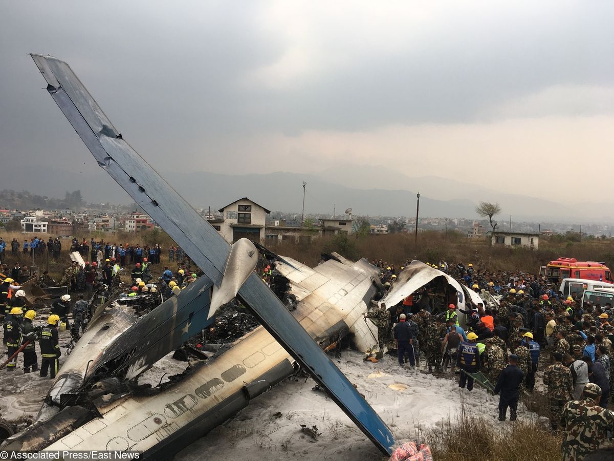 Katastrofa lotnicza w Nepalu. Na pokładzie 71 pasażerów