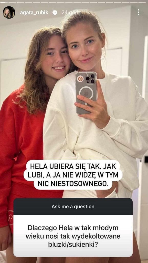 Agata Rubik odpowiada internautce