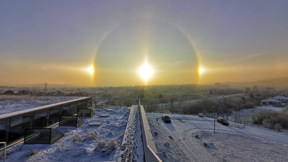 Wyjątkowe zjawisko nad Kielcami. 