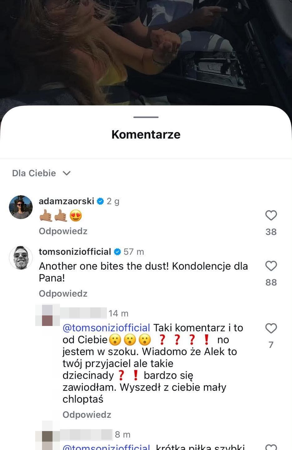 Komentarz Tomsona