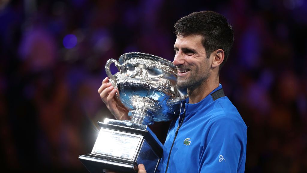 Getty Images / Cameron Spencer / Na zdjęciu: Novak Djoković, mistrz Australian Open 2019