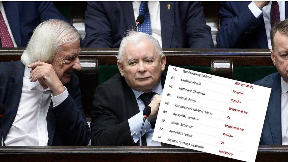 Jarosław Kaczyński zaskoczył podczas głosowania ws. in vitro