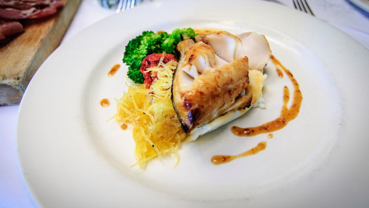 Anoplopoma poddana obróbce wysuszającej mięso