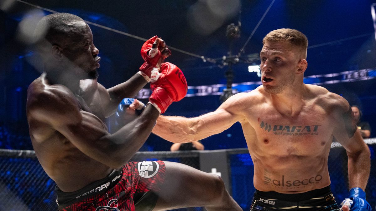 Materiały prasowe / kswmma.com / Wojciech Kawa pokonał El Hadjiego Ndiaye