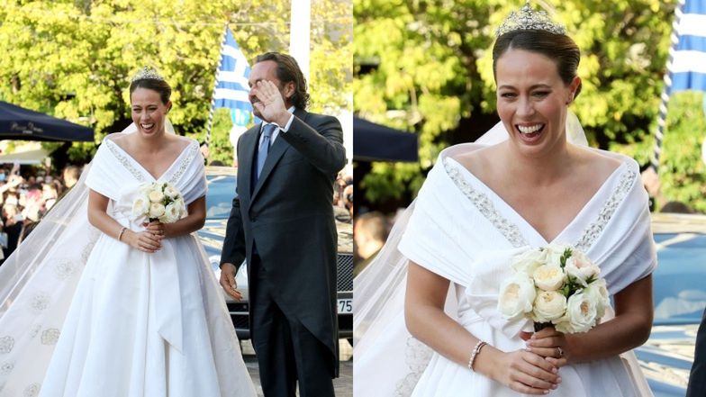 Ślub syna króla Grecji i córki szwajcarskiego miliardera