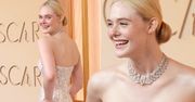 Elle Fanning jak KSIĘŻNICZKA na rozdaniu Oscarów. Co za suknia! (ZDJĘCIA)