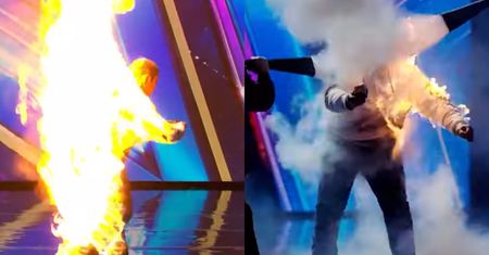 Uczestnik "Mam Talent" podpalił się na scenie. "To rodzinny program!"