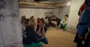 Nagranie z ukraińskiego schronu. Nad głową latały pociski