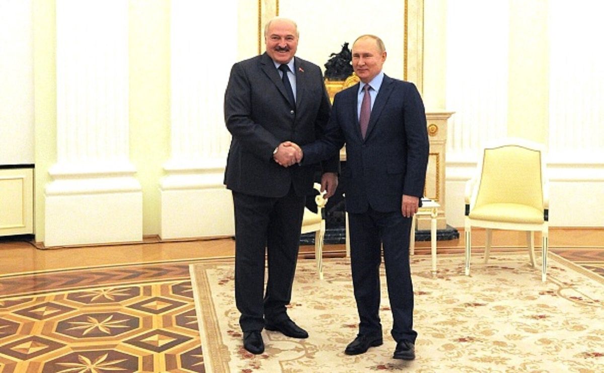 Aleksandr Łukaszenka i Władimir Putin