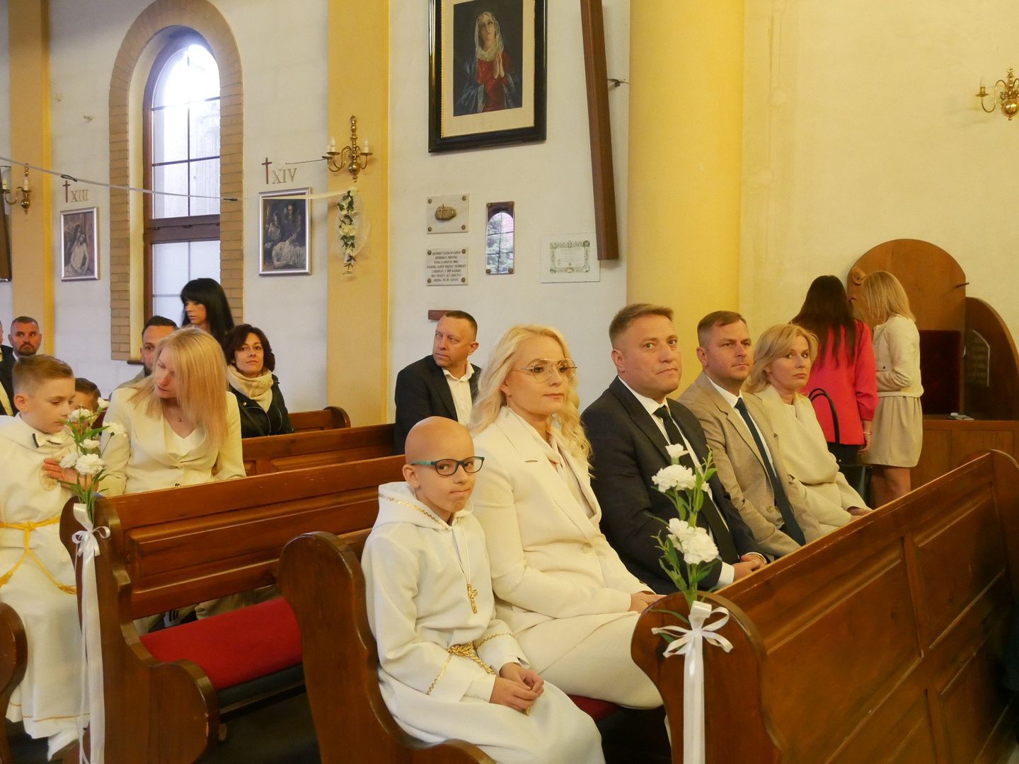 Pierwsza Komunia Święta w parafii pw. św. Faustyny grupa I