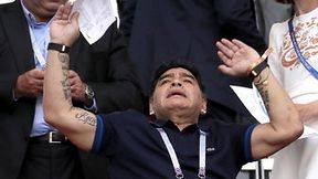 Mundial 2018. Kamery tego nie pokazały. Zobacz reakcje Maradony na meczu z Francją (galeria)