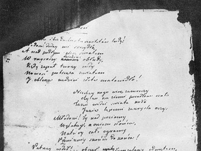 Nieznany list Mickiewicza będzie licytowany na aukcji