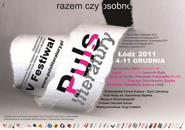 V Festiwal Puls Literatury 2011 (4-11 grudnia 2011 r.)
