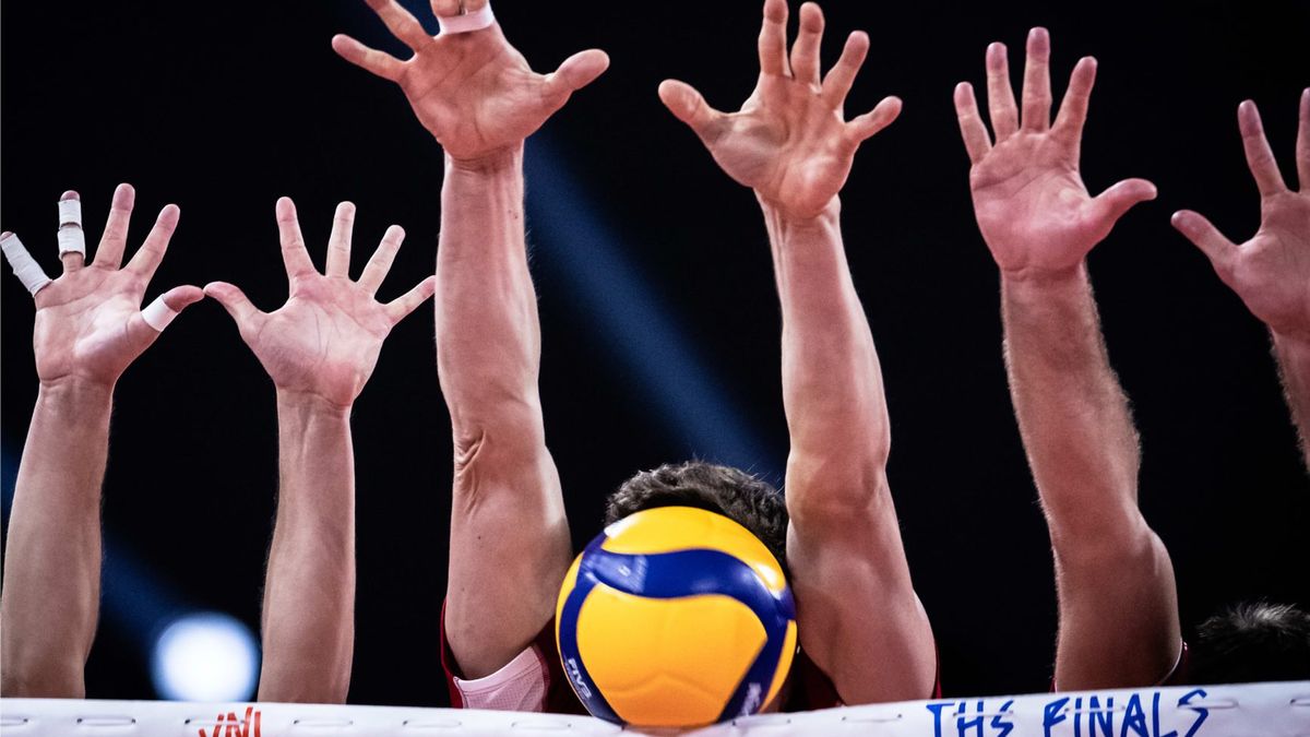 Materiały prasowe / FIVB / Na zdjęciu: mecz Ligi Narodów siatkarzy