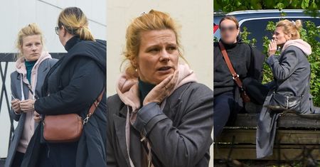 Naturalna Anna Głogowska maszeruje do parku na papieroska (ZDJĘCIA)