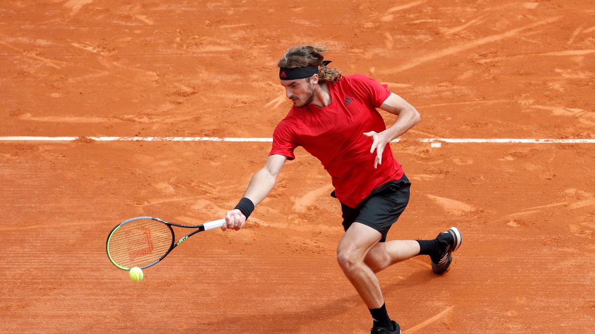 PAP/EPA / SEBASTIEN NOGIER  / Na zdjęciu: Stefanos Tsitsipas