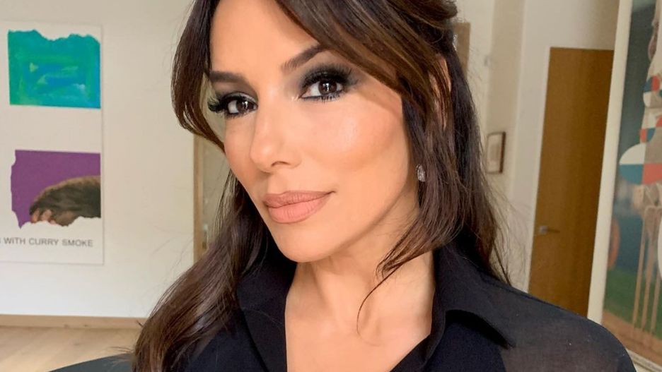 Eva Longoria zachwyciła w skórzanej sukience