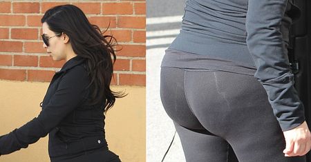 Kim Kardashian + obcisłe legginsy = ?