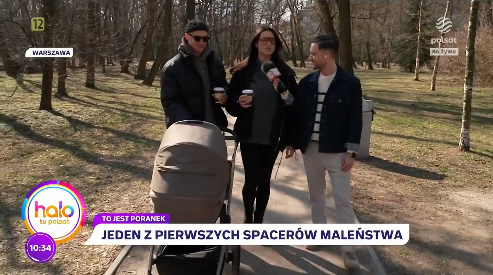 Karolina Gilon w programie "halo, tu Polsat"